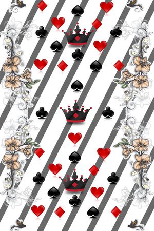 复古印花华亿平台图片