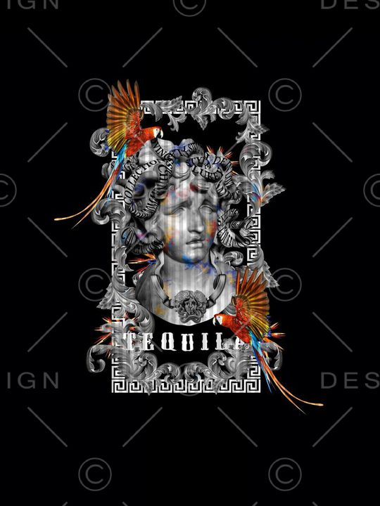 美杜莎印花华亿平台图片