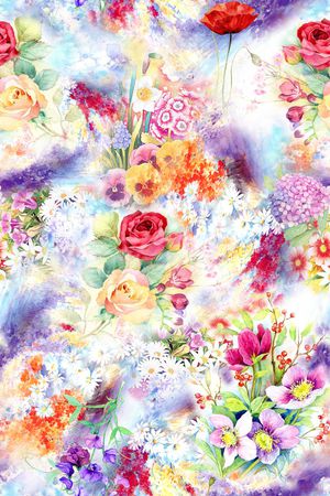 手绘印花华亿平台图片