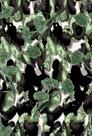 556396-抽象水波纹理花卉男装图案