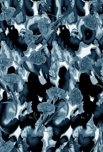 556399-抽象水波纹理花卉男装图案