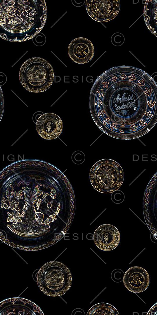 黑底印花华亿平台图片