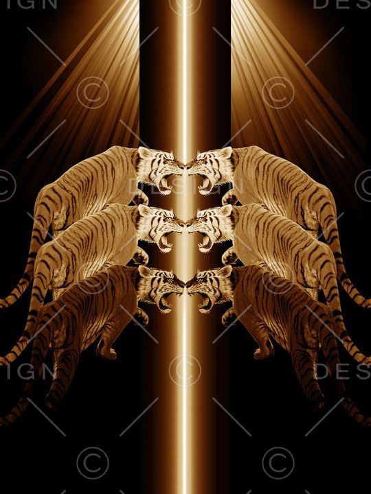 抽象男装图案印花华亿平台图片