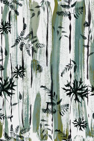 植物花卉印花华亿平台图片