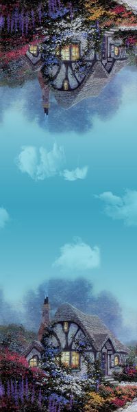 对称 丝巾 围巾 长裙 丝绸 真丝 数码 华亿平台印花华亿平台图片