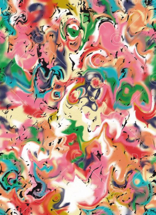 油画笔触  手绘  蜡笔  布纹印花华亿平台图片