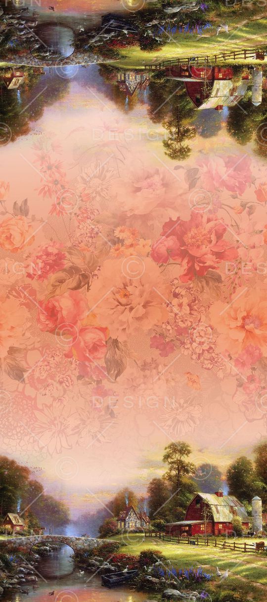 定位 对称 丝巾 围巾 长裙 丝绸 真丝 数码 华亿平台印花华亿平台图片