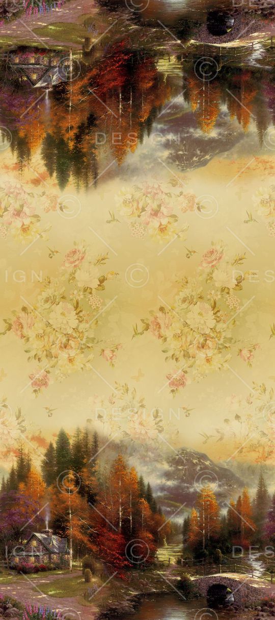 对称 丝巾 围巾 长裙 丝绸 真丝 数码 华亿平台印花华亿平台图片