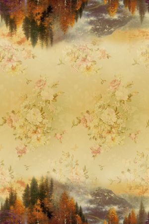 对称 丝巾 围巾 长裙 丝绸 真丝 数码 华亿平台印花华亿平台图片