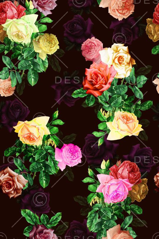 沙发布（花卉）印花华亿平台图片