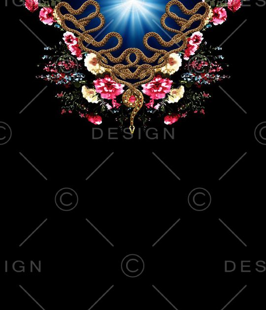 抽象男装图案印花华亿平台图片