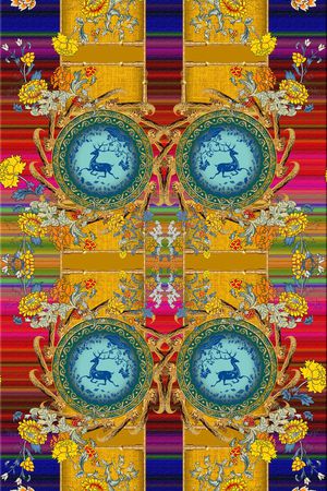 民族风印花华亿平台图片