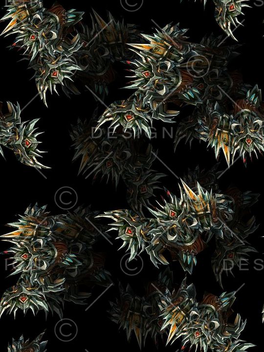 复古印花华亿平台图片