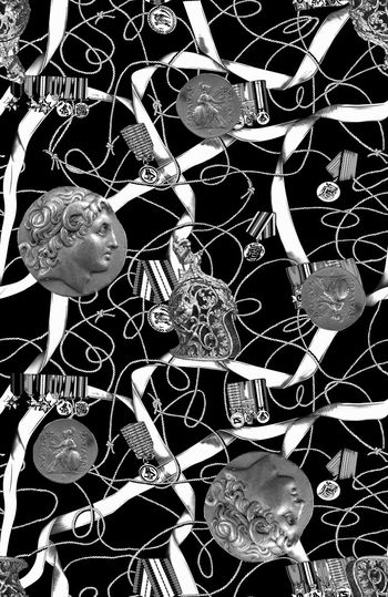 556694-复古金币绳索男装图案