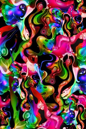 抽像大气印花华亿平台图片