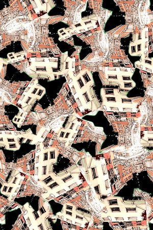 抽象印花华亿平台图片