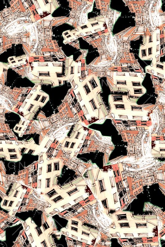 抽象印花华亿平台图片