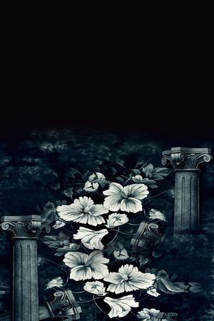 藏青印花华亿平台图片