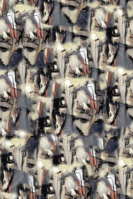 几何肌理印花华亿平台图片