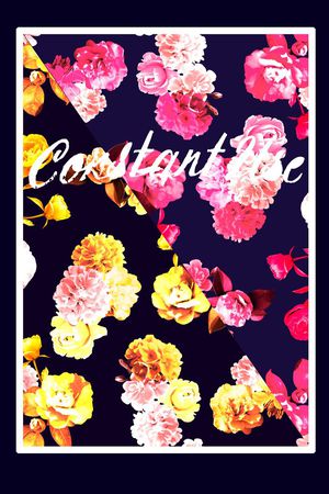 抽象大牌印花华亿平台图片