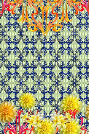 复古名族风印花华亿平台图片