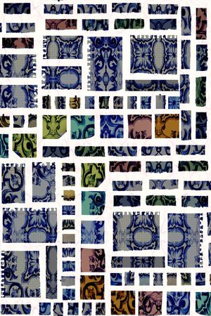 几何印花华亿平台图片