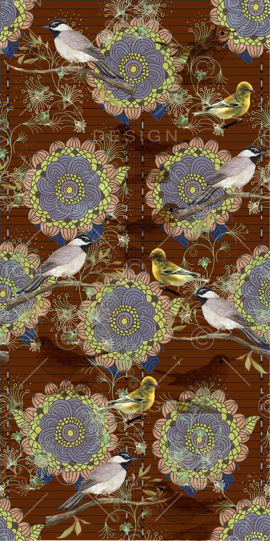 复古印花华亿平台图片