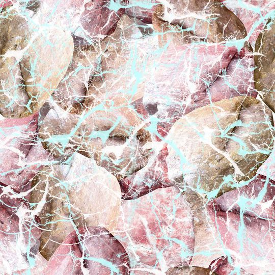 自然物体组合印花华亿平台图片