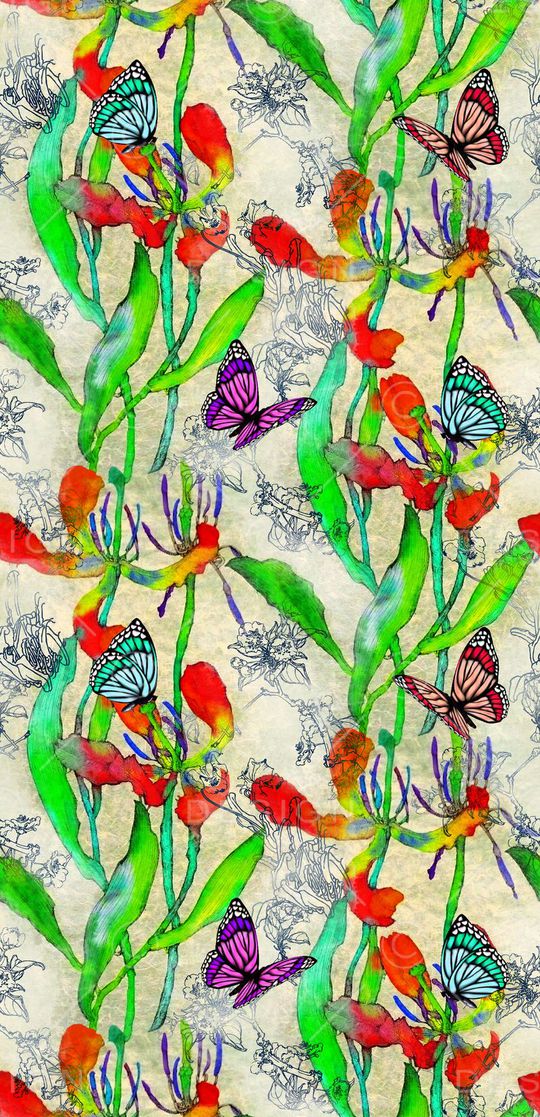 抽象女装图案印花华亿平台图片