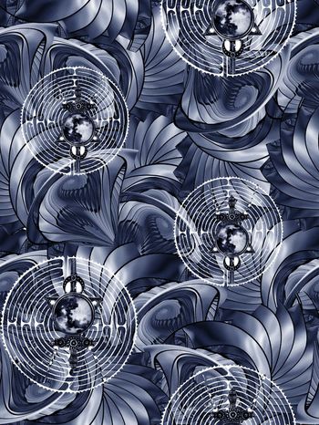 557102-抽象几何纹理拼块珠宝宝石男装图案