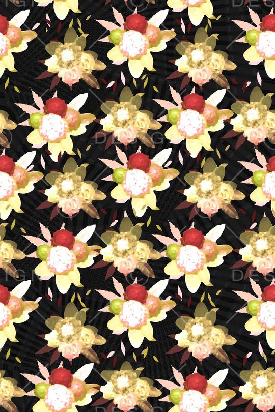 黑色印花华亿平台图片