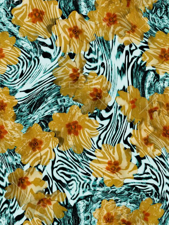 豹纹印花华亿平台图片