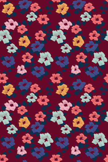 557207-花艺坊手绘原创花卉装饰图案