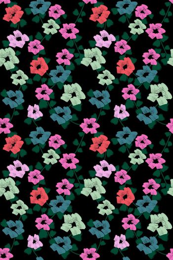 557208-花艺坊手绘原创花卉装饰图案