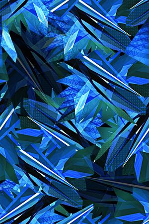 抽象男装图案印花华亿平台图片