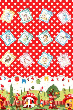 流行时尚 卡通 定位  家纺 孩童家纺 桌布 壁纸 童装印花华亿平台图片