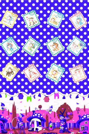 流行时尚 卡通 家纺 孩童家纺 桌布 壁纸 童装印花华亿平台图片