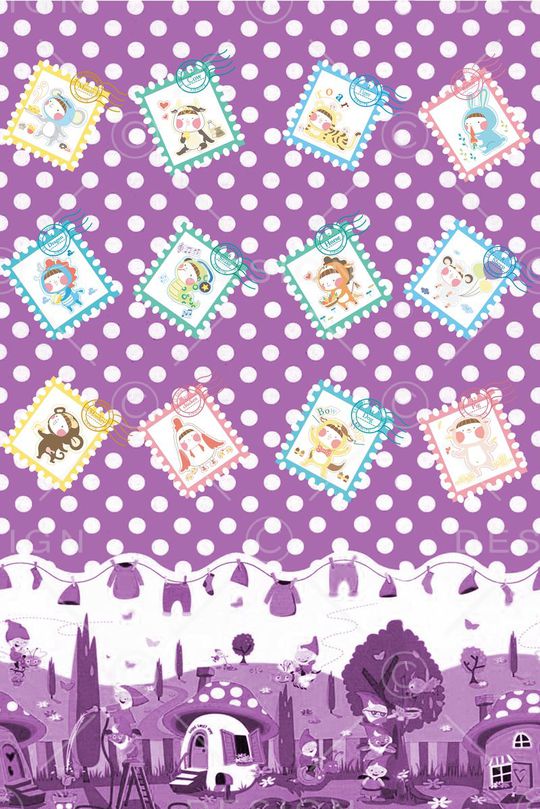 流行时尚 卡通 家纺 孩童家纺 桌布 壁纸 童装印花华亿平台图片