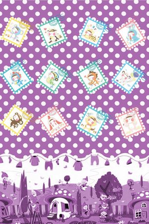 流行时尚 卡通 家纺 孩童家纺 桌布 壁纸 童装印花华亿平台图片