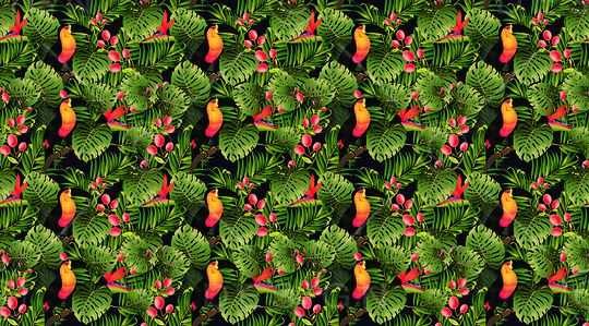 鸟印花华亿平台图片