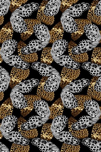 557502-抽象蝴蝶翅膀斑点纹理男装图案