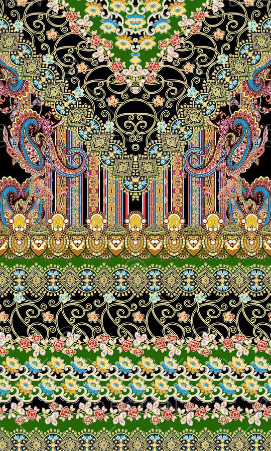 民族风印花华亿平台图片