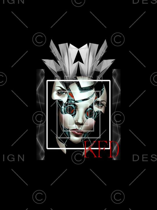 抽象男装图案印花华亿平台图片