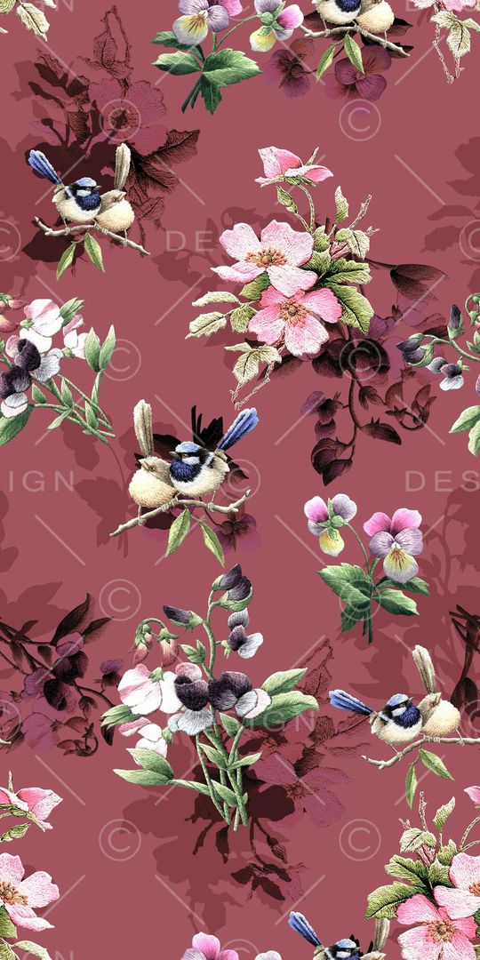 中国风印花华亿平台图片