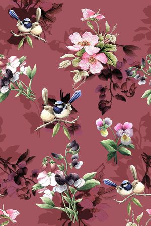 中国风印花华亿平台图片