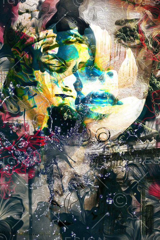 抽象印花华亿平台图片