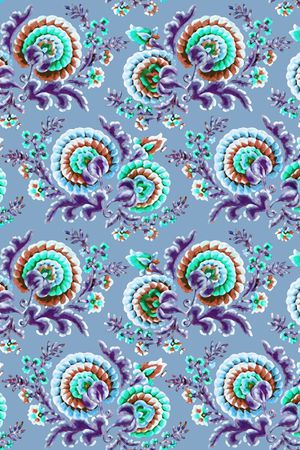 复古印花华亿平台图片