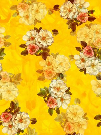 557691-中国风手绘水彩花卉