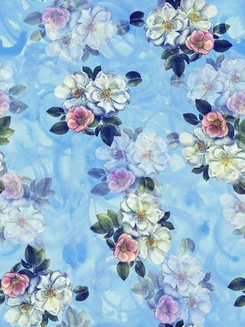 557692-中国风手绘水彩花卉