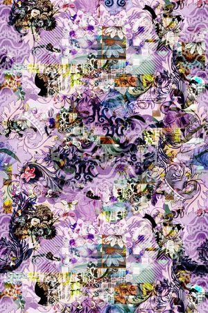 复古印花华亿平台图片